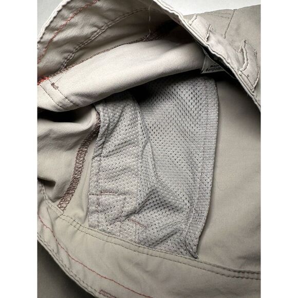 LL Bean Pants Womens 8 Reg‎ Tan Nylon Tapered Leg Outdoors Slacks - Picture 9 of 11